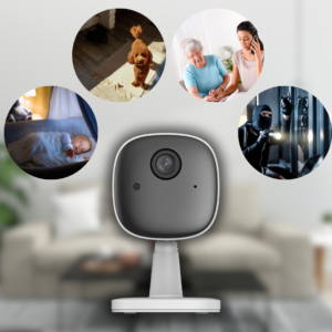 Bezprzewodowa Kamera IP WiFi 5MPX QHD Elektroniczna Niania Powiadomienia Alarm