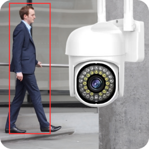 Bezprzewodowa Obrotowa Zewnętrzna Kamera IP WiFi 5MPx Powiadomienia Alarm EUROLOOK ZC-01