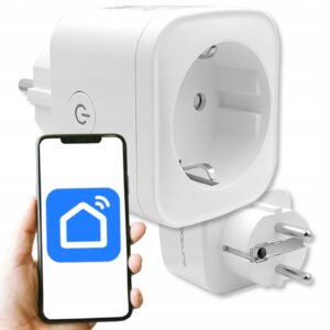 Inteligentne Gniazdko Elektryczne WiFi TUYA 16A EUROLOOK EU-3