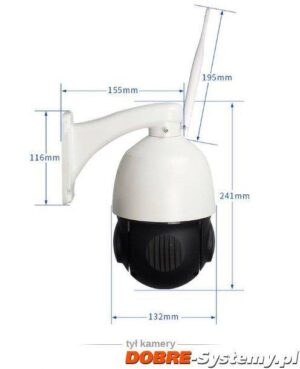 Kamera IP Wi-Fi obrotowa zewnętrzna EDW-3550 ZOOM 20X