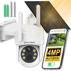 Solarna Kamera WiFi 4MPX Zewnętrzna Obrotowa Bezprzewodowa EUROLOOK K-11 Solar
