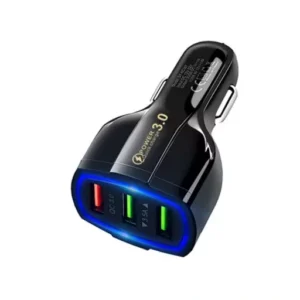 Szybka Ładowarka EUROLOOK CC001 samochodowa 3xUSB QC 3.0