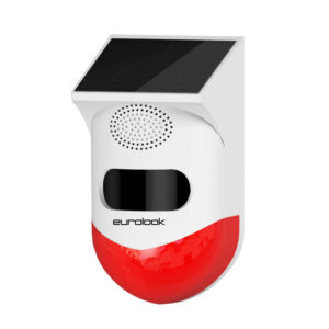 Zewnętrzny Solarny Sygnalizator PIR Tuya EUROLOOK TU-010-IA